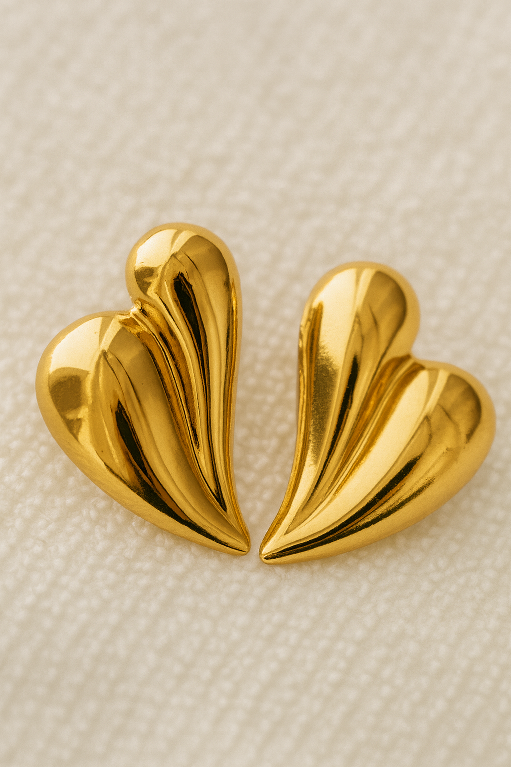 Enchanted Heart Swirl Studs