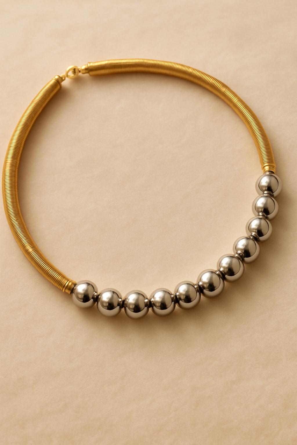 Empire Fusion – Two-Tone Collar Necklace
