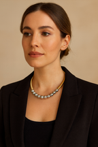 Empire Fusion – Two-Tone Collar Necklace