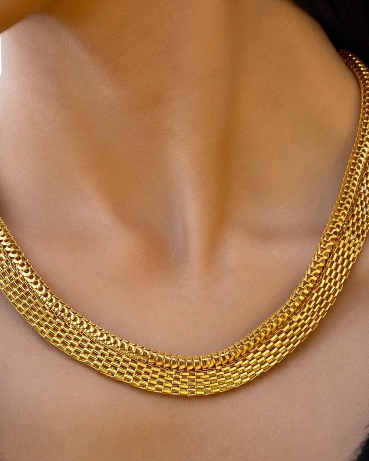 Mystic Goddess – Woven Chain Collar